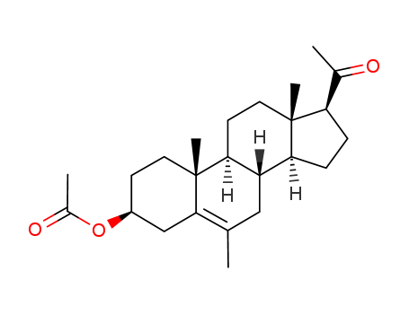 Pregn-5-en-20-one,3-(acetyloxy)-6-methyl-, (3b)- cas  6222-82-8
