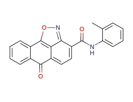6-Oxo-6H-anthra[1,9-cd]isoxazole-3-carboxylic acid o-tolylamide