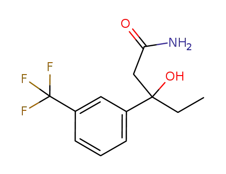 DL-3-hydroxy-3-(3'-trifluoromethylphenyl)pentanamide