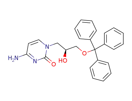 2(1H)-Pyrimidinone,
4-amino-1-[(2S)-2-hydroxy-3-(triphenylmethoxy)propyl]-
