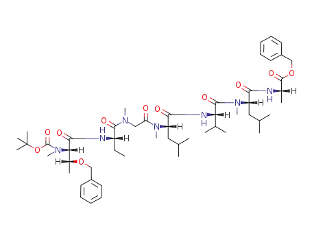 Boc-MeThr(OBzl)-Abu-Sar-MeLeu-Val-MeLeu-Ala-OBzl
