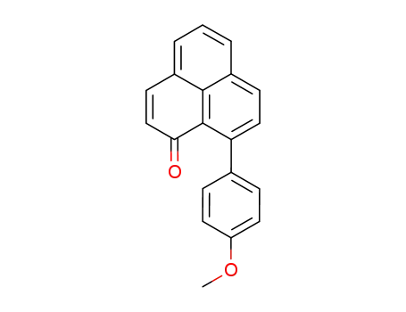 Molecular Structure of 65874-43-3 (1H-Phenalen-1-one, 9-(4-methoxyphenyl)-)