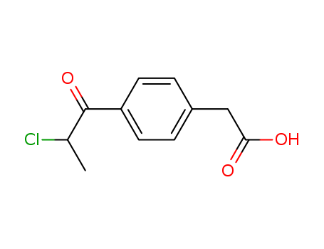 Benzeneacetic acid,4-(2-chloro-1-oxopropyl)-