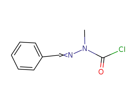Molecular Structure of 13915-68-9 (Hydrazinecarbonyl chloride, methyl(phenylmethylene)-)