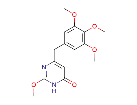4(1H)-Pyrimidinone, 2-methoxy-6-[(3,4,5-trimethoxyphenyl)methyl]-