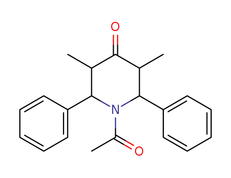 4-Piperidinone, 1-acetyl-3,5-dimethyl-2,6-diphenyl-