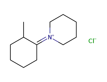 1-(2-Methyl-cyclohexylidene)-piperidinium; chloride