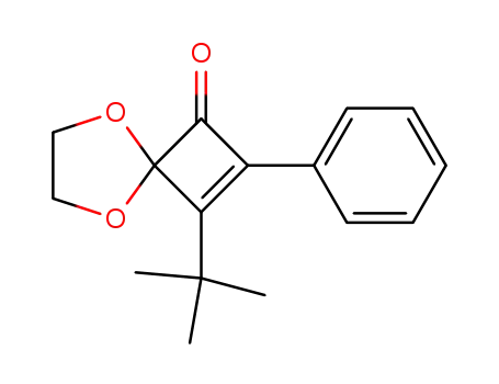 3-tert-butyl-4-phenyl-3-cyclobutene-1,2-dione 2-(ethylene acetal)