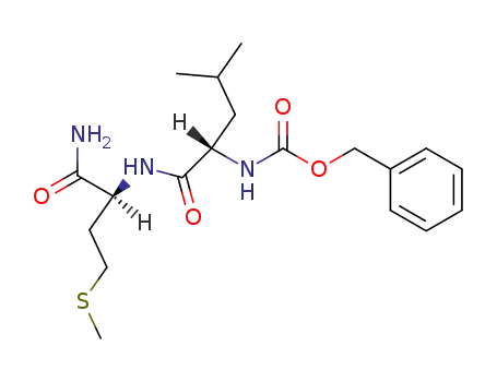 Molecular Structure of 2131-01-3 (L-Methioninamide, N-[(phenylmethoxy)carbonyl]-L-leucyl-)