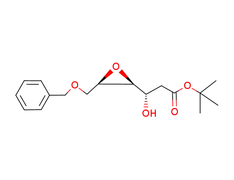 Molecular Structure of 138747-45-2 ((3S,4S,5R)-tert-butyl <6-(benzyloxy)-4,5-epoxy-3-hydroxy>hexanoate)