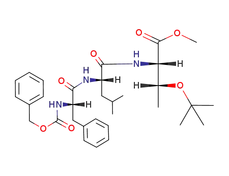 N-(benzyloxycarbonyl)-L-phenylalanyl-L-leucyl-O-tert-butyl-L-threonine methyl ester