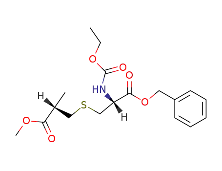 (R)-2-Ethoxycarbonylamino-3-((S)-2-methoxycarbonyl-propylsulfanyl)-propionic acid benzyl ester