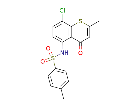 8-Chlor-2-methyl-5-tosylamido-4H-1-benzothiopyran-4-on