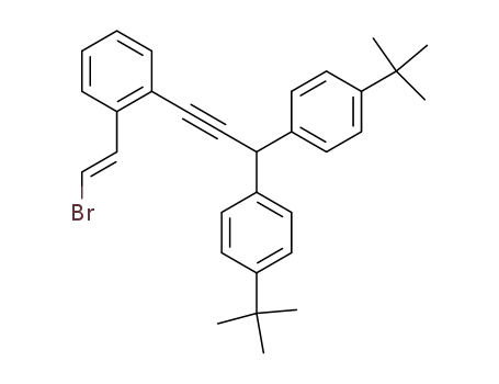 1-<2-(2(E)-bromoethenyl)phenyl>-3,3-bis(4-tert-butylphenyl)propyne