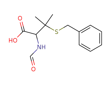 (+/-)-S-benzyl-N-formylpenicillamine