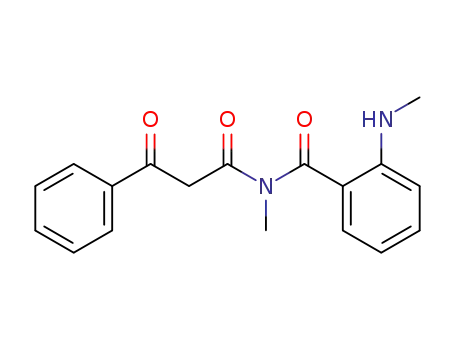Benzenepropanamide, N-methyl-N-[2-(methylamino)benzoyl]-b-oxo-