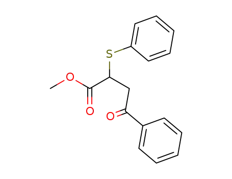 4-Oxo-4-phenyl-2-phenylsulfanyl-butyric acid methyl ester