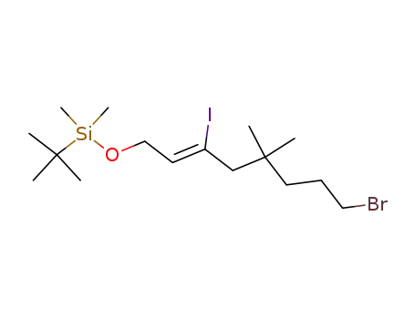 Silane,
[(8-bromo-3-iodo-5,5-dimethyl-2-octenyl)oxy](1,1-dimethylethyl)dimethyl
-, (Z)-