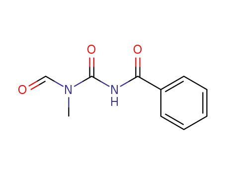 Benzamide, N-[(formylmethylamino)carbonyl]-