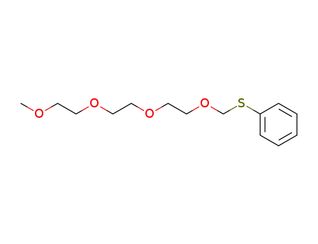 Molecular Structure of 162583-73-5 ({2-[2-(2-Methoxy-ethoxy)-ethoxy]-ethoxymethylsulfanyl}-benzene)