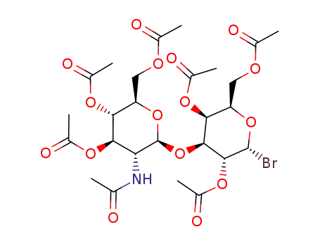 3-O-(2-acetamido-3,4,6-tri-O-acetyl-2-deoxy-α-D-glucopyranosyl)-2,4,6-tri-O-acetyl-β-D-galactopyranosyl bromide