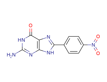 6H-Purin-6-one,2-amino-1,9-dihydro-8-(4-nitrophenyl)-