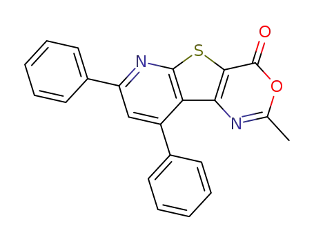 2-methyl-7,9-diphenylpyrido<3',2':4,5>thieno<3,2-d><3,1>-4-oxazinone