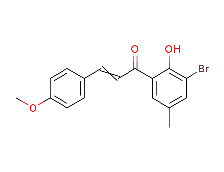 2-Propen-1-one,
1-(3-bromo-2-hydroxy-5-methylphenyl)-3-(4-methoxyphenyl)-