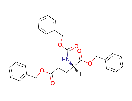 Molecular Structure of 103156-77-0 (L-Glutamic acid, N-[(phenylmethoxy)carbonyl]-, bis(phenylmethyl) ester)