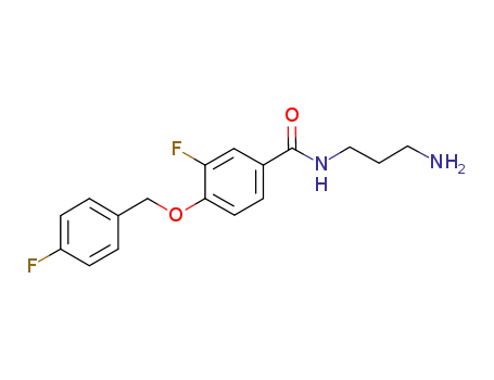 N-(3-Amino-propyl)-3-fluoro-4-(4-fluoro-benzyloxy)-benzamide