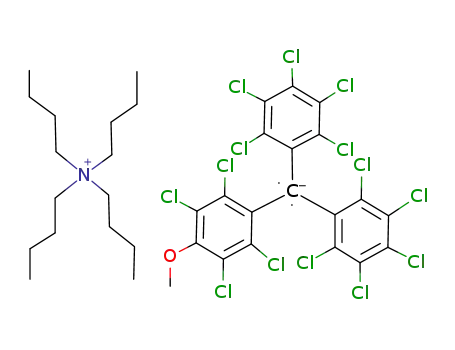 Tetra-n-butylammonium 4-methoxytetradecachlorotriphenylmethide