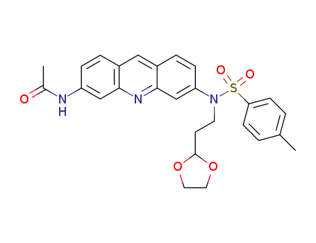 N-{6-[(2-[1,3]Dioxolan-2-yl-ethyl)-(toluene-4-sulfonyl)-amino]-acridin-3-yl}-acetamide