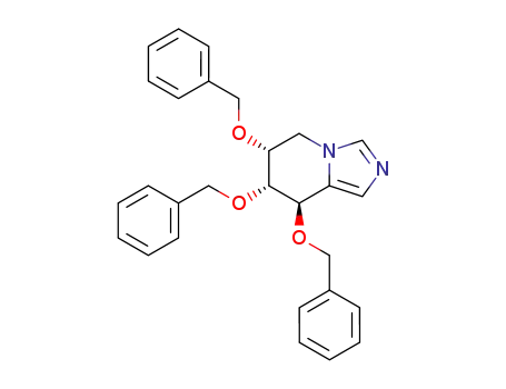 (6R,7R,8R)-6,7,8-tris(benzyloxy)-5,6,7,8-tetrahydroimidazo<1,5-a>pyridine
