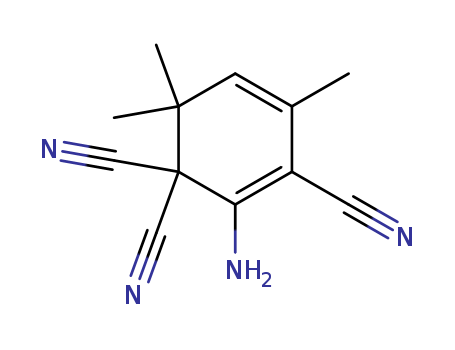 2,4-Cyclohexadiene-1,1,3-tricarbonitrile,2-amino-4,6,6-trimethyl- cas  30481-45-9