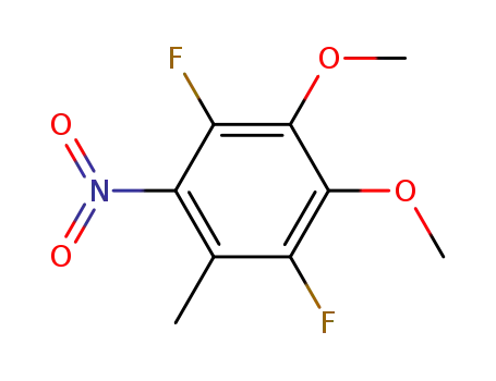 1,4-difluoro-2,3-dimethoxy-5-methyl-6-nitrobenzene
