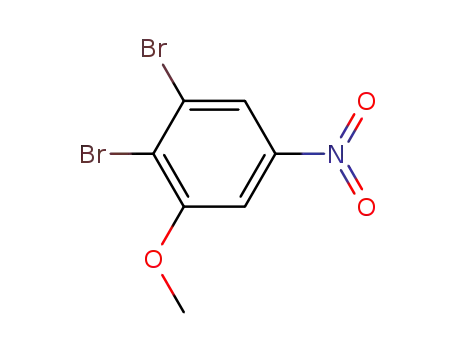 Molecular Structure of 95970-20-0 (Benzene, 1,2-dibromo-3-methoxy-5-nitro-)