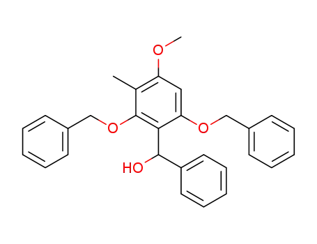 2,6-dibenzyloxy-3-methyl-4-methoxy-diphenylcarbinol