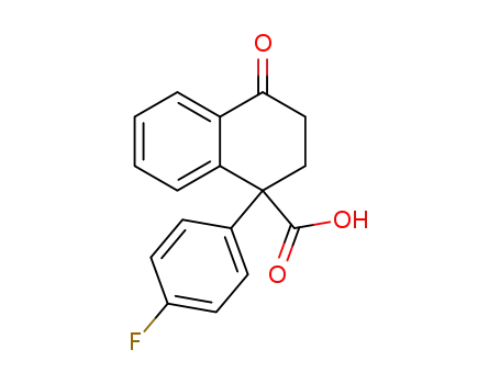 4-(4-fluorophenyl)-3,4-dihydro-1-oxo-1(2H)-naphthalene-4-carboxylic acid