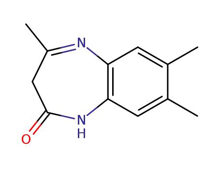 Molecular Structure of 57460-54-5 (5,9,10-trimethyl-2,6-diazabicyclo[5.4.0]undeca-5,8,10,12-tetraen-3-one)