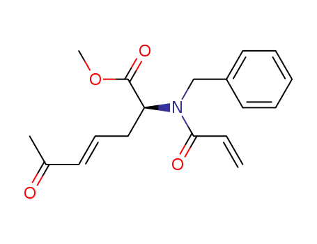 (E)-(S)-2-(Acryloyl-benzyl-amino)-6-oxo-hept-4-enoic acid methyl ester