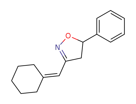 3-Cyclohexylidenemethyl-5-phenyl-4,5-dihydro-isoxazole