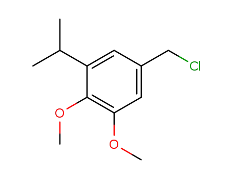 Benzene, 5-(chloromethyl)-1,2-dimethoxy-3-(1-methylethyl)-
