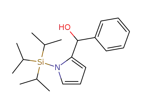 2-(1-hydroxybenzyl)-1-(triisopropylsilyl)pyrrole