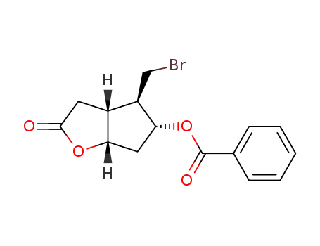 (3aR,4R,5R,6aS)-5-(benzoyloxy)hexahydro-4-(bromomethyl)-2H-cyclopenta<b>furan-2-one