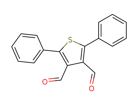 3,4-Thiophenedicarboxaldehyde, 2,5-diphenyl-