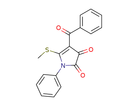 3-benzoyl-2-methylthio-1-phenylpyrrole-4,5-dione