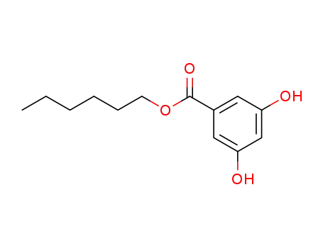 Molecular Structure of 37622-61-0 (3,5-Dihydroxybenzoic acid hexyl ester)