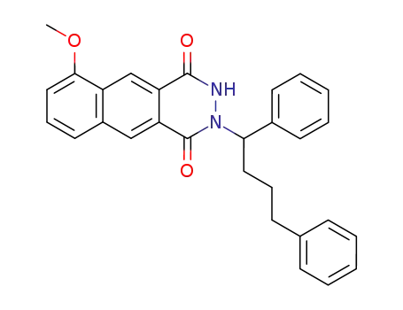 2-(1,4-Diphenyl-butyl)-6-methoxy-2,3-dihydro-benzo[g]phthalazine-1,4-dione