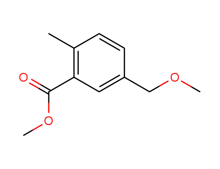 Molecular Structure of 72985-25-2 (Methyl-5-(methoxymethyl)-2-methylbenzoate)