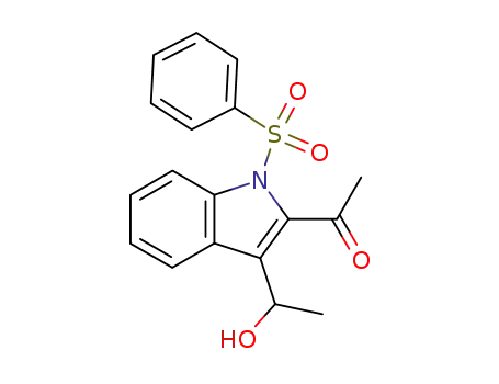 1H-Indole-3-methanol, 2-acetyl-a-methyl-1-(phenylsulfonyl)-